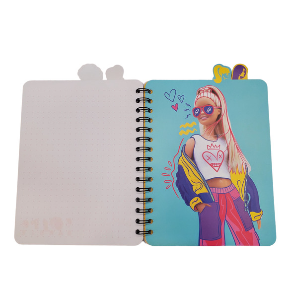 Barbie The Movie Notebook Barbie the Movie Pink Notebook Notepad Tabbed Barbie - Picture 7 of 9